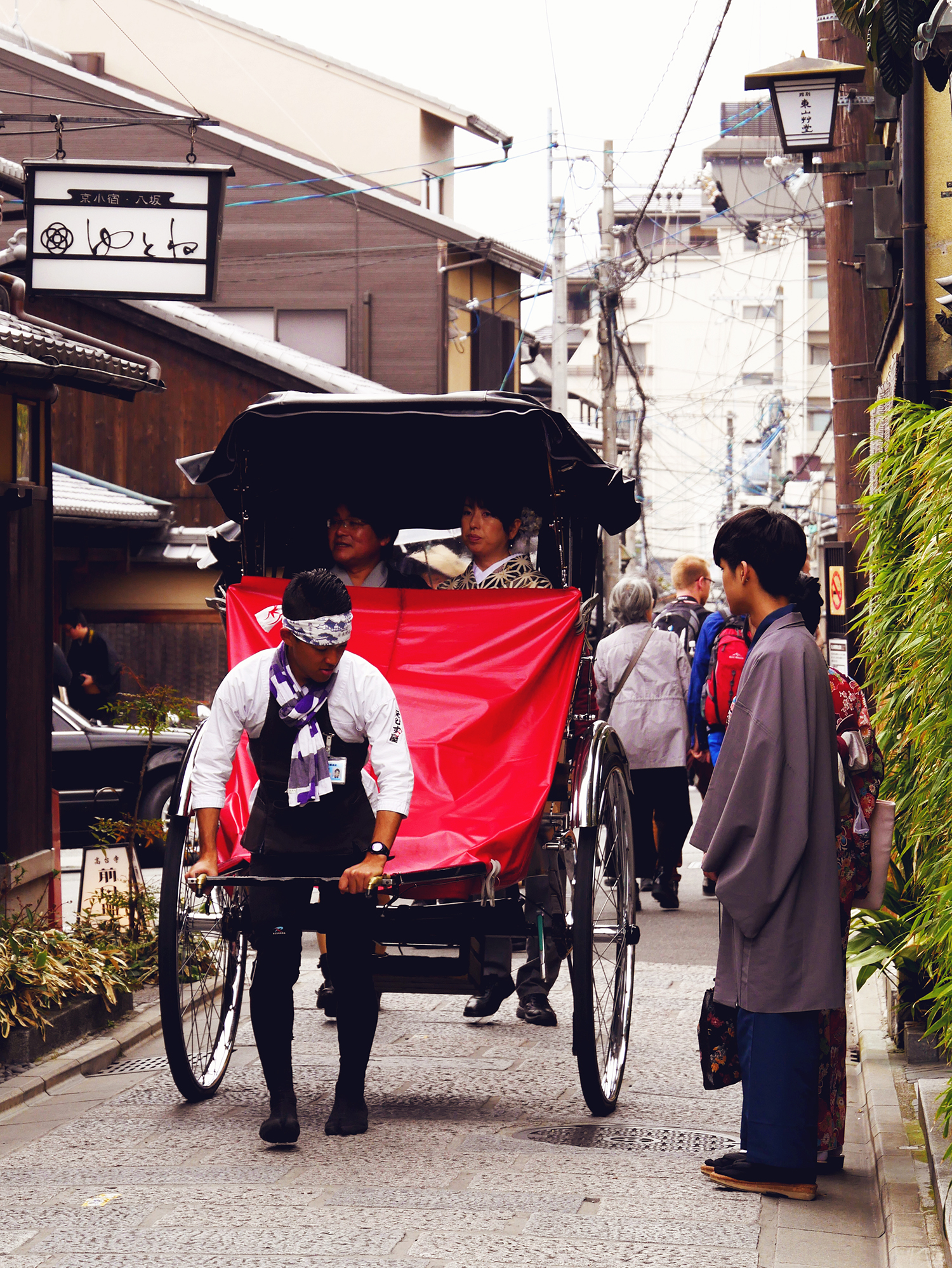 Rickshaw - Kyoto - © Claire Blumenfeld