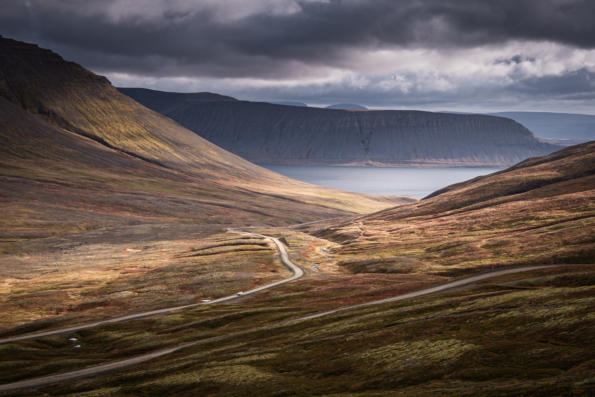 Montagnes Hrafnseyrarheidi - Fjords de l'Ouest - Islande - © Claire Blumenfeld