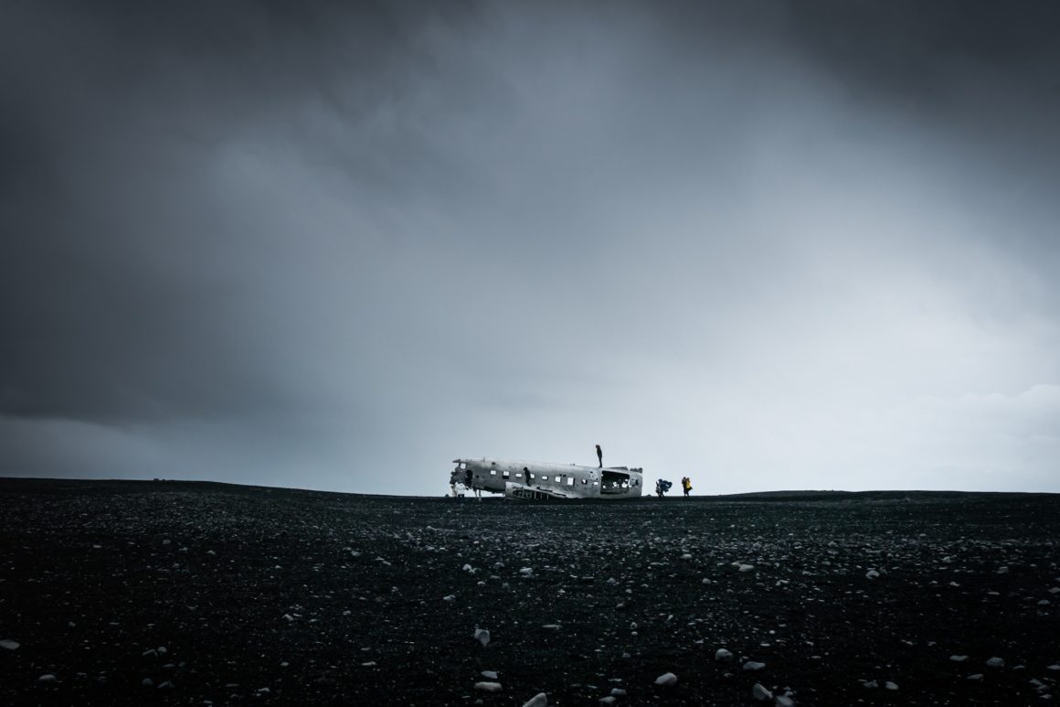 Épave de l'avion DC3 - Sólheimasandur - Côte Sud - Islande © Claire Blumenfeld