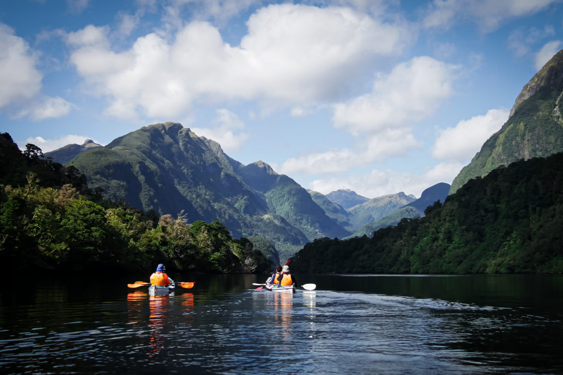 Doubtful Sound dans le Fiordland, Île du Sud, Nouvelle-Zélande © Pauline