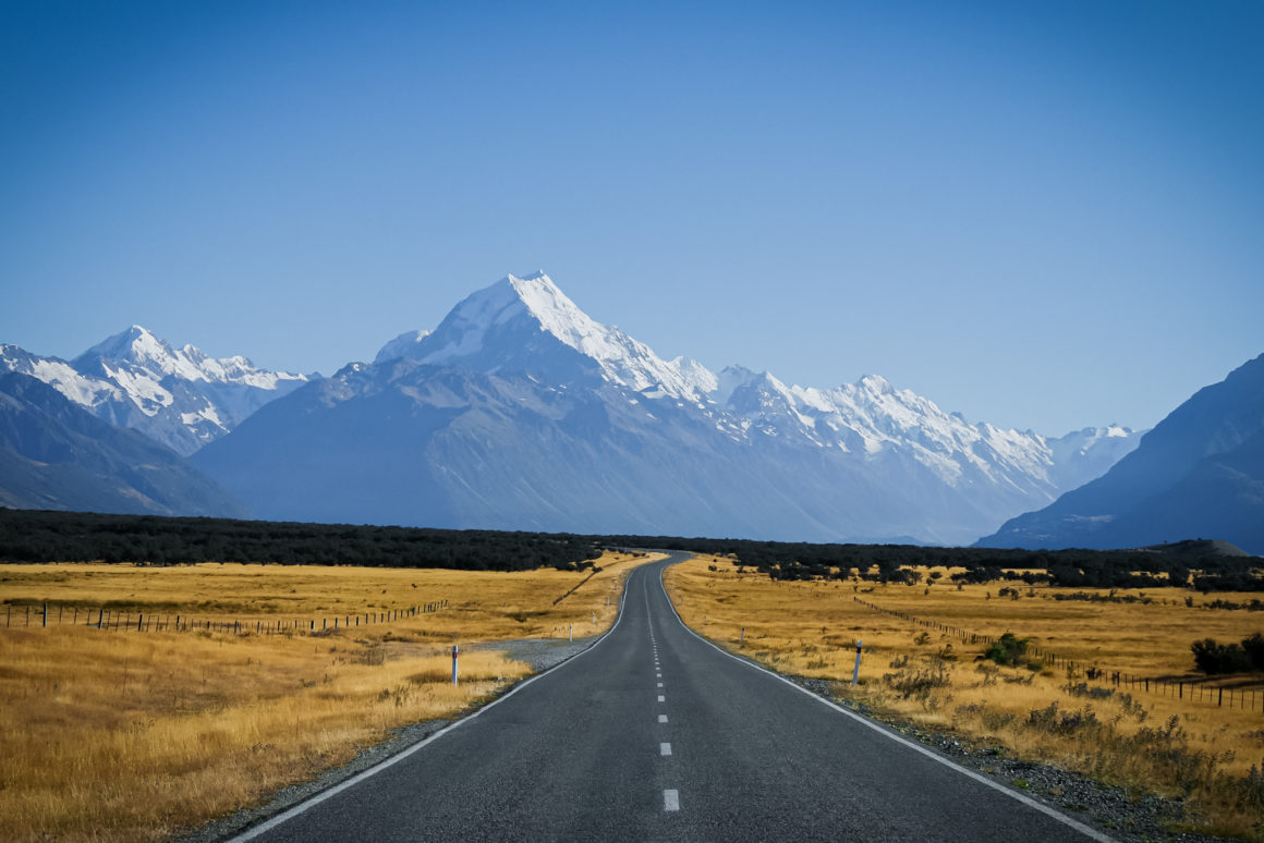 Mackenzie Country sur l'Île du Sud, Nouvelle-Zélande © Claire Blumenfeld