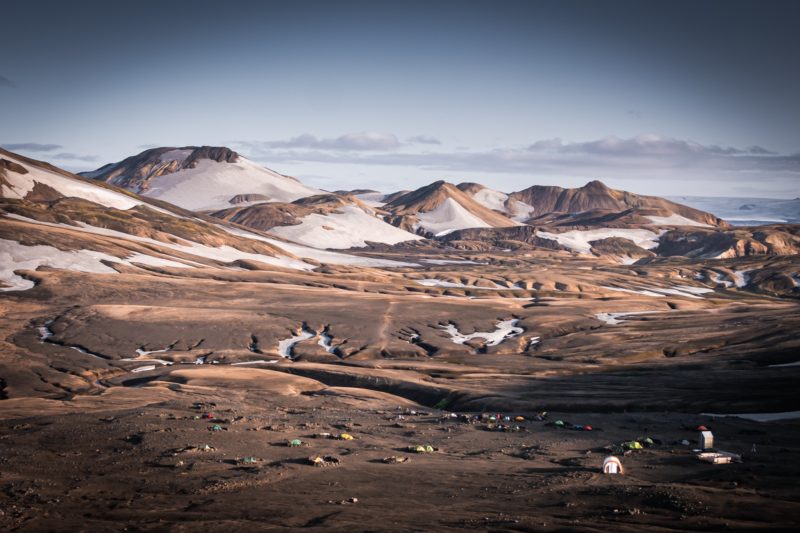 Le camp - Hrafntinnusker - Hautes Terres - Islande - © Claire Blumenfeld