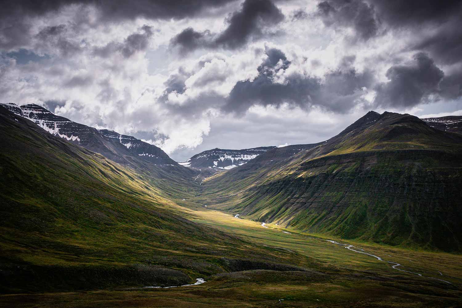 Les montagnes Tröllaskagi, Côte nord, Islande © Claire B. - Merci de ne pas utiliser sans autorisation