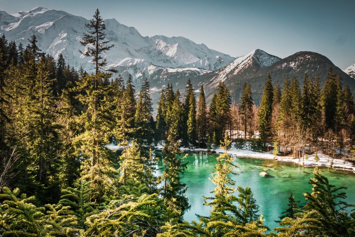The Green Lake of Passy in the French Alps © Claire Blumenfeld