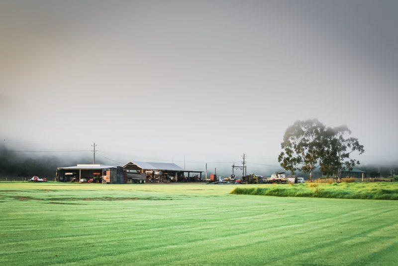 Une ferme dans le centre du New South Wales en Australie © Claire Blumenfeld