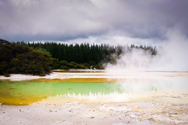 The Champagne Pool in Rotorua New Zealand © Claire Blumenfeld