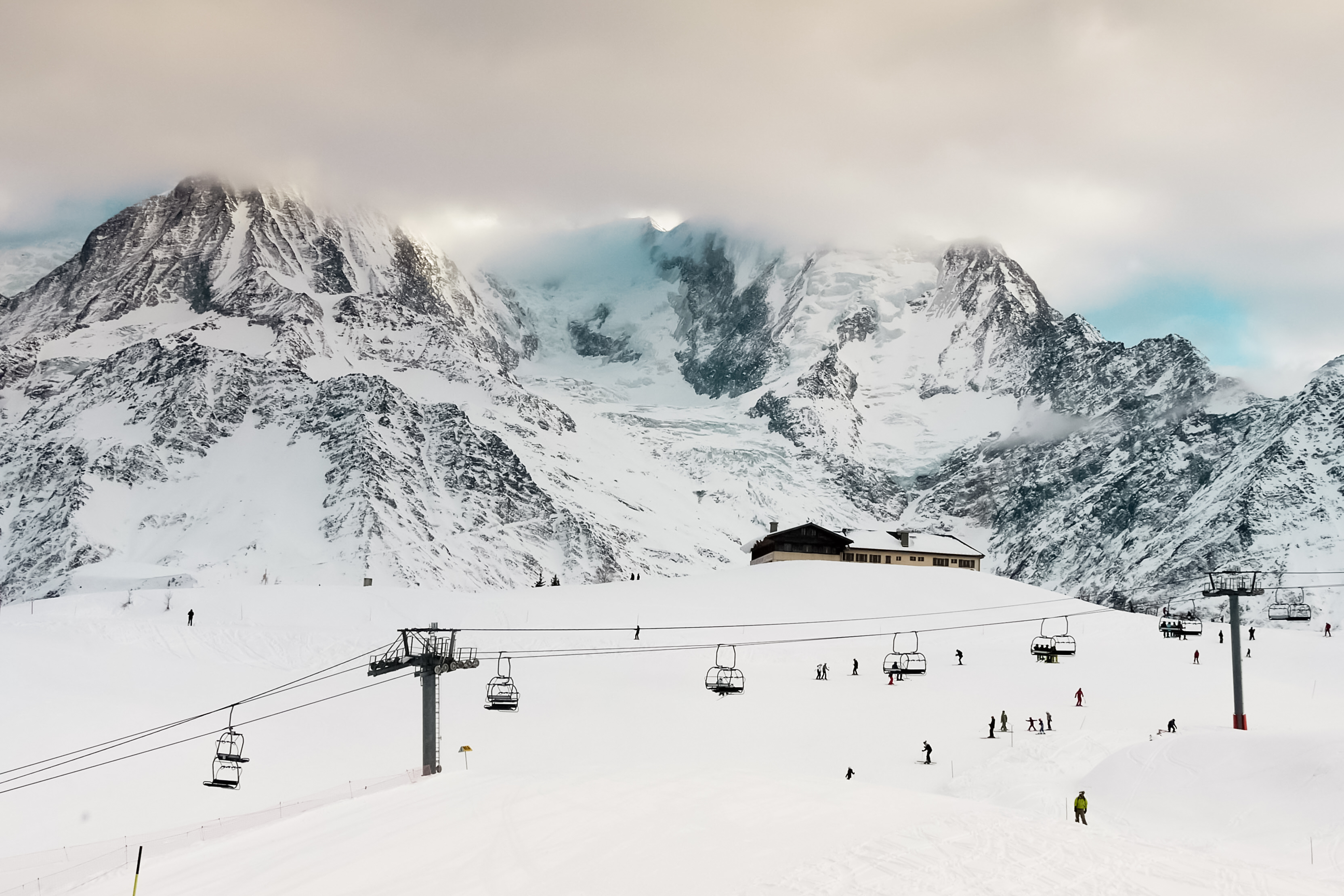 Les Houches ski area, France © Claire Blumenfeld