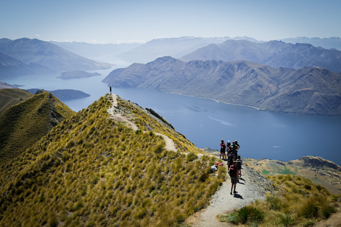 Roy's peak Trail, Wanaka sur l'Île du Sud, Nouvelle-Zélande © Claire Blumenfeld
