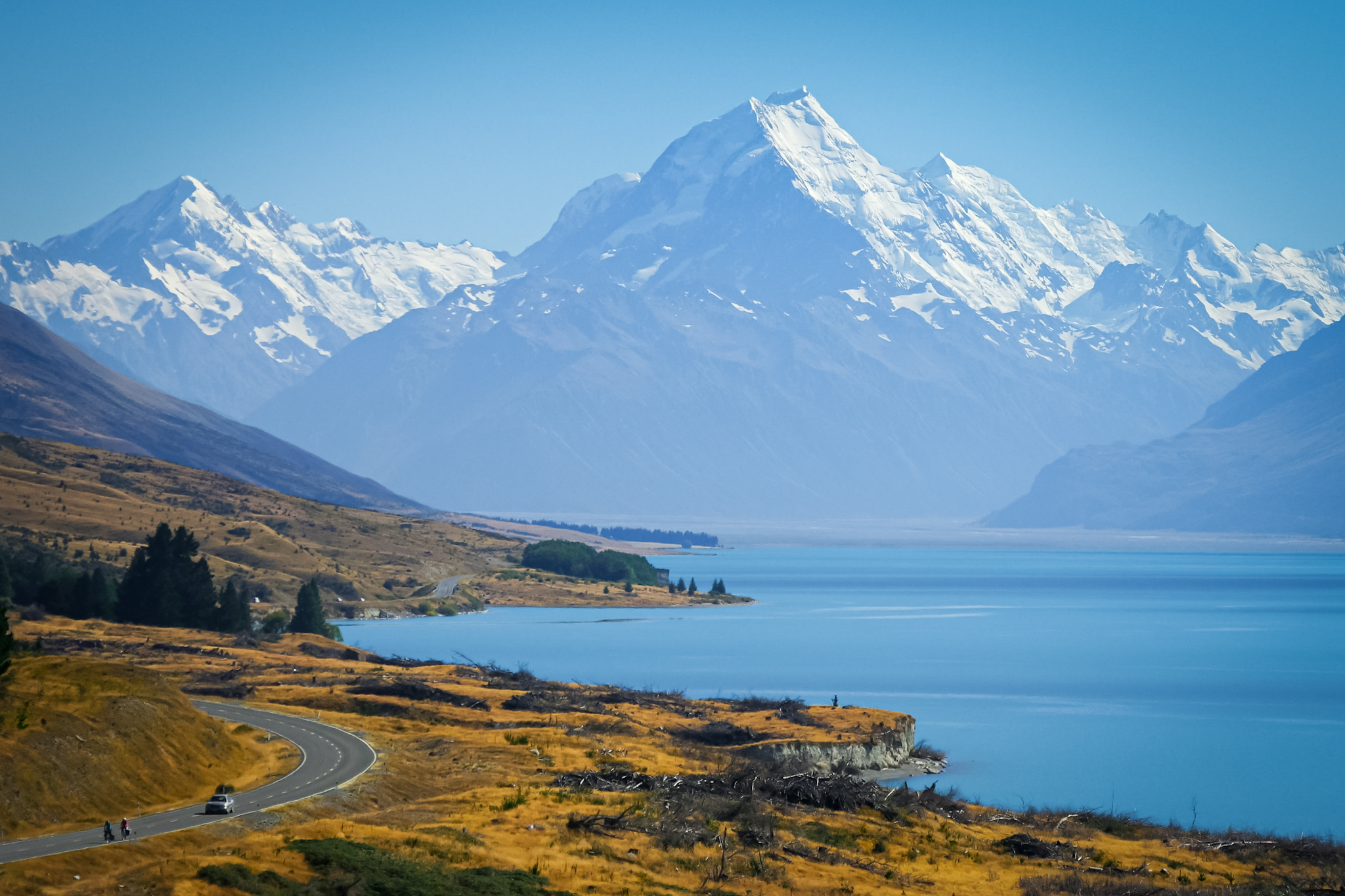 Mackenzie Country sur l'Île du Sud, Nouvelle-Zélande © Claire Blumenfeld