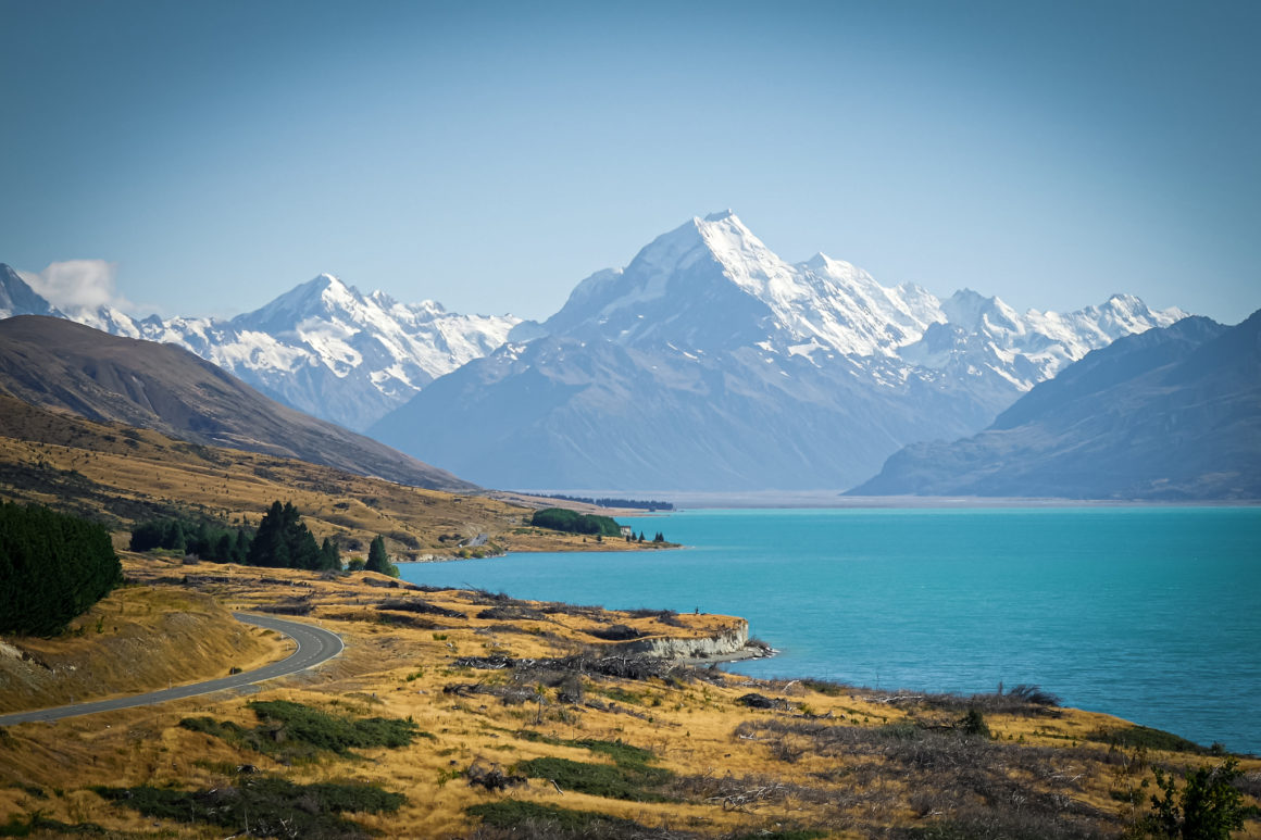 Mackenzie Country sur l'Île du Sud, Nouvelle-Zélande © Claire Blumenfeld