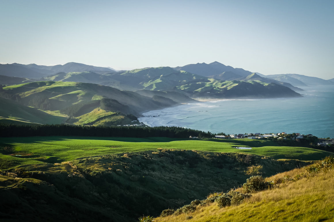 Castlepoint on the North Island, New Zealand © Claire Blumenfeld