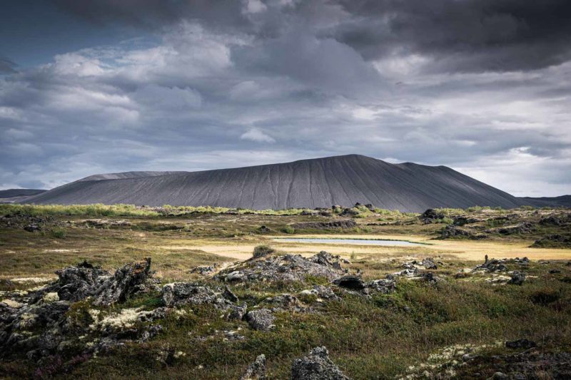 The “Hverfjall” volcanic crater in northern Iceland © Claire B. - Please do not use without authorization