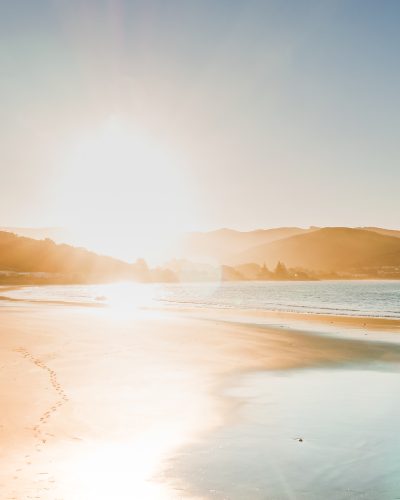 La plage de Castlepoint sur l'île du Nord, Nouvelle-Zélande © Claire Blumenfeld