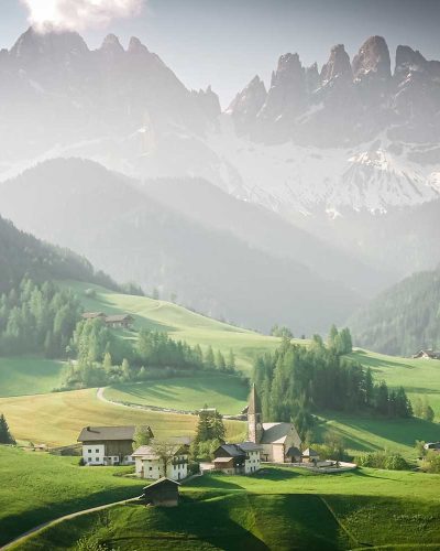 La vallée de Santa Maddalena dans le Tyrol du Sud en Italie © Claire B. - Merci de ne pas utiliser sans autorisation